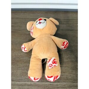 Kellytoy Valentine's Day Teddy Bear with Heart Patches Plush